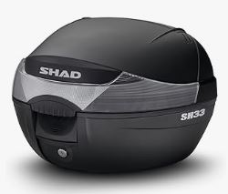 D0b33200 - baul trasero o maleta para scooter o moto sh33 sh 33